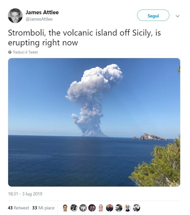 Stromboli, eruzione sull’isola: paura per turisti e residenti. Morto un escursionista