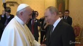Roma, Putin incontra il Papa