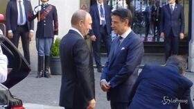 Putin da Conte, bilaterale a Palazzo Chigi