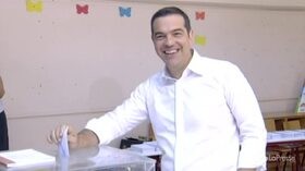 Elezioni in Grecia, Tsipras va a votare