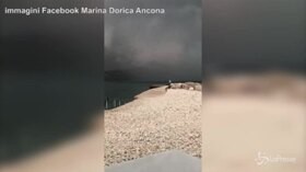 Maltempo Centro Italia, il timelapse della tempesta in arrivo