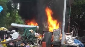 Sgombero a Primavalle: roghi e barricate da parte degli occupanti