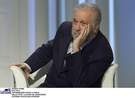 Addio all’ingegnere filosofo: è morto  Luciano De Crescenzo