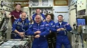 Spazio, l’arrivo di Parmitano a bordo dell’ISS