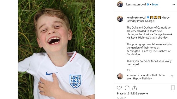 Buon compleanno, principino George: sei anni e tre nuove foto di mamma Kate
