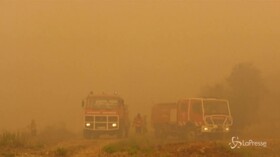 Incendi in Portogallo, schierati 1700 vigili del fuoco: il cielo diventa giallo