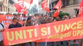 Sciopero trasporti, in corteo anche i corrieri