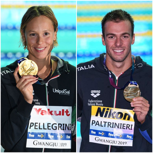 Mondiali di Nuoto, oro per Pellegrini e Paltrinieri