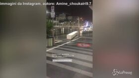 Fumicino, le immagini del maltempo invadono i social