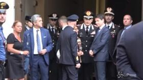 Carabiniere ucciso, Conte alla camera ardente: “Ora è il momento della commozione”