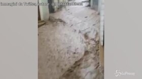 Maltempo: bomba d’acqua nel vicentino, a Piovene un fiume di fango