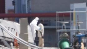 Nave Gregoretti, lo sbarco dei 116 migranti