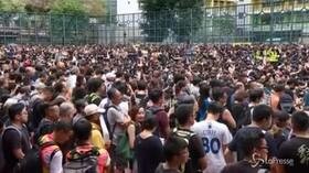 Hong Kong, il raduno dei manifestanti in vista dell’ennesimo weekend di proteste
