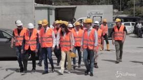 Il presidente Cirio vuole la Tav e visita il cantiere: “Opera irreversibile”