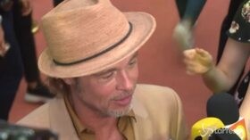 Brad Pitt in Messico per presentare il suo ultimo film