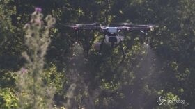Lussembrugo, l’idea di una viticoltrice: usare il drone per spargere fertilizzante
