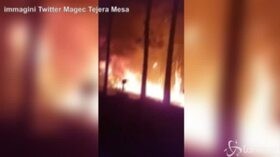 Incendio Gran Canaria: i Vigili del Fuoco al lavoro