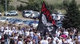Funerali di “Diabolik” al Divino Amore