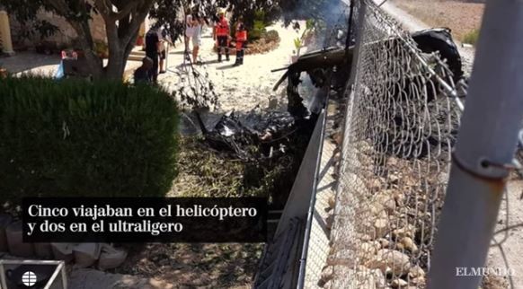 Scontro tra elicottero e ultraleggero a Maiorca: 7 morti, anche un italiano
