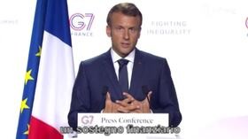 G7, Macron: “Offriremo 20 milioni di euro all’Amazzonia”
