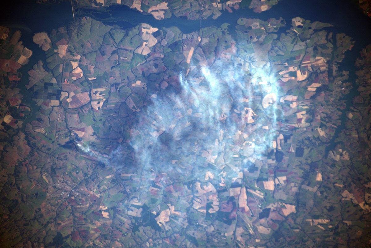 Incendi in Amazzonia, gli scatti di Parmitano dallo spazio