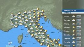 Il Meteo di mercoledì 28 agosto
