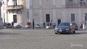 Governo, l’ingresso di Conte nel cortile del Colle