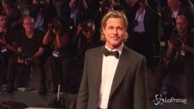 Brad Pitt e il cast di “Ad Astra” sul red carpet di Venezia