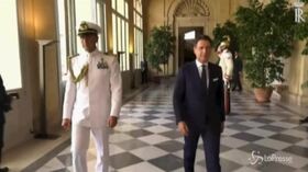 Conte arriva al Quirinale