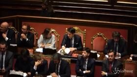 Senato, l’arrivo del premier Conte in aula