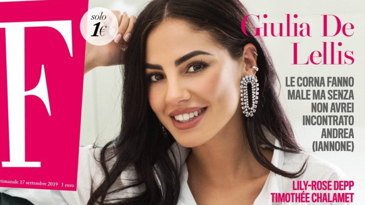 'F', nel nuovo numero in copertina Giulia De Lellis