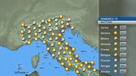 Meteo 15 settembre