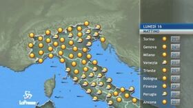 Meteo, le previsioni di lunedì 16 settembre