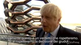Brexit, Boris Johnson: “Rispetto i giudici ma sono fortemente in disaccordo”