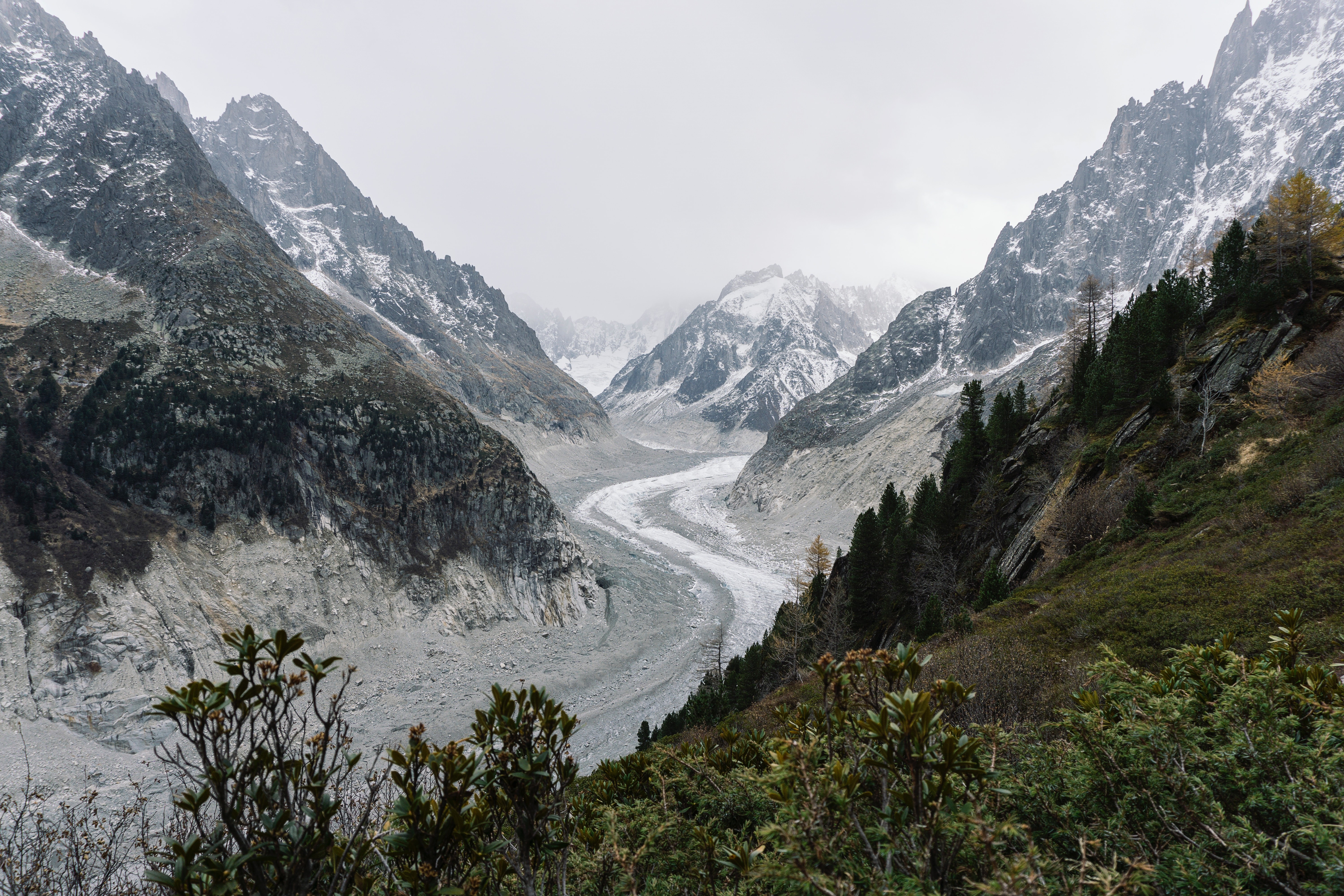 Monte Bianco, ghiacciaio a rischio crollo