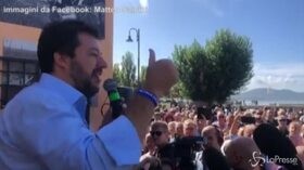 Salvini: “Sinistra? Berlinguer di questi avrebbe schifo, conoscono più banchieri che operai”