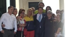 Conte incontra i lavoratori di Mercatone Uno: “Ci ha rassicurato, confidiamo in lui”