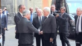 Sergio Mattarella a un Convegno sul lavoro a Napoli