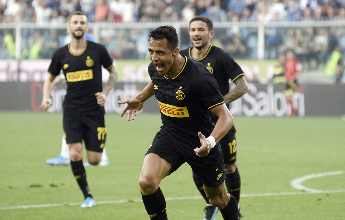 Serie A, Inter sempre più da record, Samp ko. Sanchez show poi il rosso
