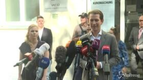 Austria al voto, il leader conservatore Kurz al seggio