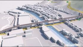 Genova, il nuovo ponte in motion graphic a confronto con il Morandi