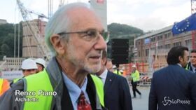 Ponte Genova, Renzo Piano: “L’orgoglio di fare una cosa grande vince su tutto, anche sulla paura”