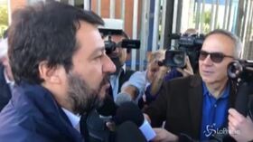 Salvini al carcere di Terni: “Gli altri visitano i detenuti io parlo con i poliziotti”