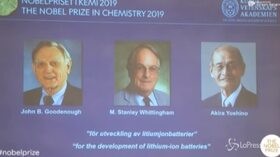 Nobel, premio Chimica per lo sviluppo di batterie agli ioni di litio