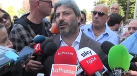 Festa M5s a Napoli, Fico: “Alleanza con il Pd? Non mi interessa. Non è una questione nazionale”