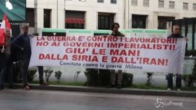 Presidio contro la Turchia a Milano: “Siria libera”