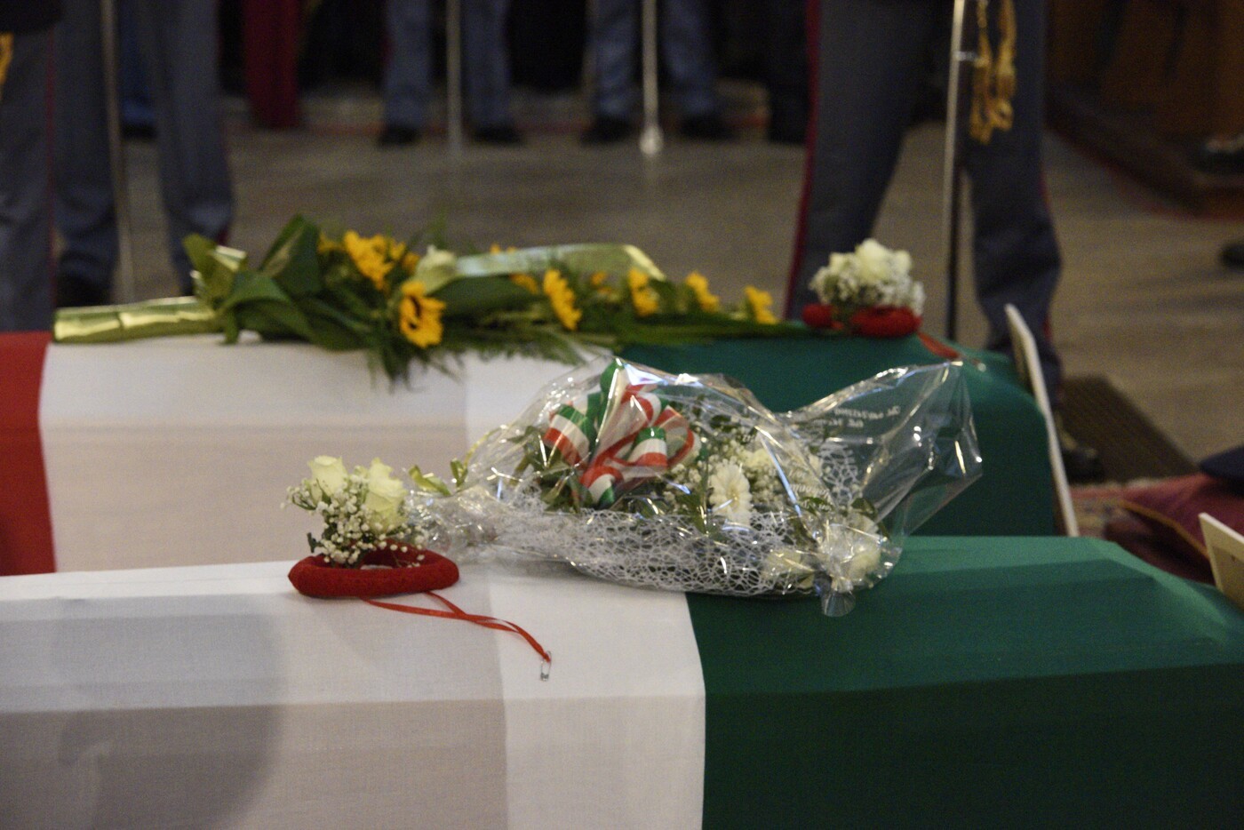 I funerali di Stato dei poliziotti uccisi a Trieste