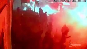 Il video degli scontri prima di Inter-Napoli quando Belardinelli fu investito