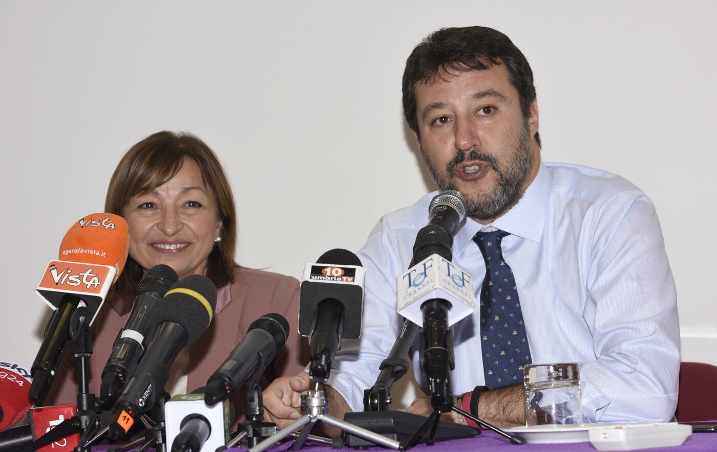 Umbria, vince il centrodestra: è trionfo Lega. Tesei: “E’ lo specchio di cosa vuole Italia”
