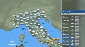 Meteo, le previsioni di martedì 29 ottobre